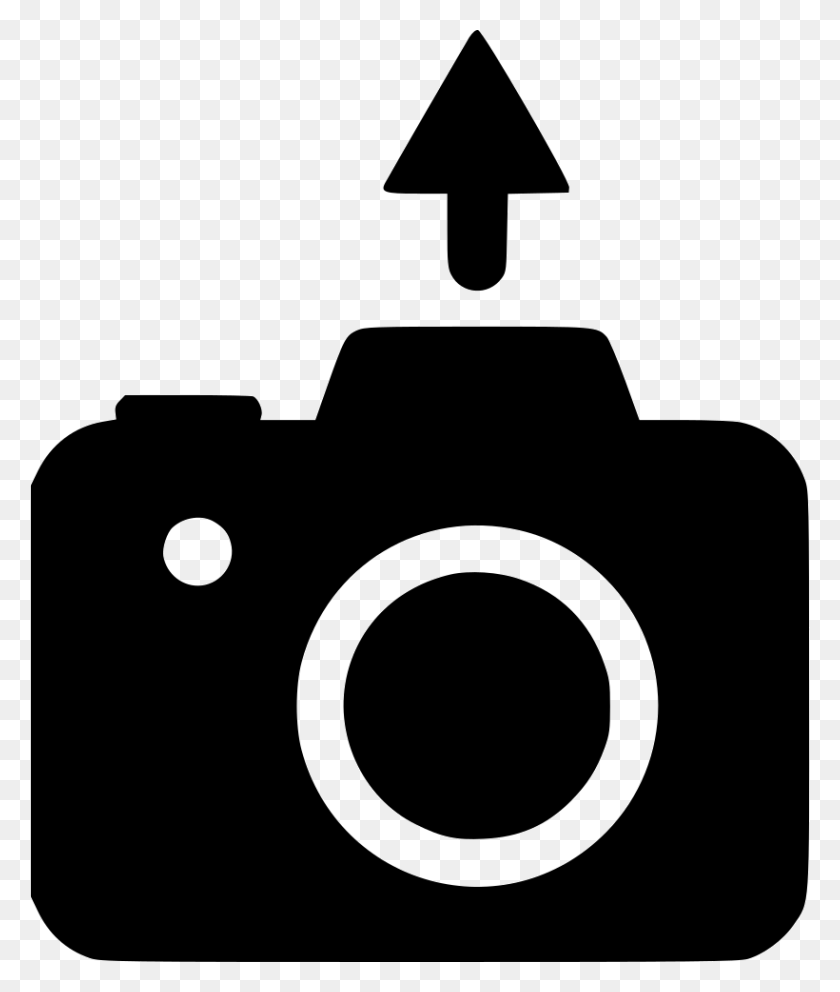 820x980 File Camera Photo Upload Icon, Electronics, Digital Camera, Stencil HD PNG Download