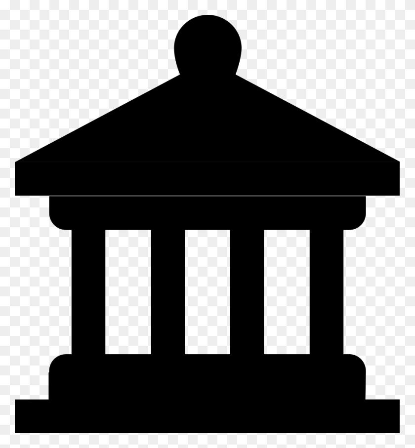 902x980 File Commercial Banking Icon, Architecture, Building HD PNG Download