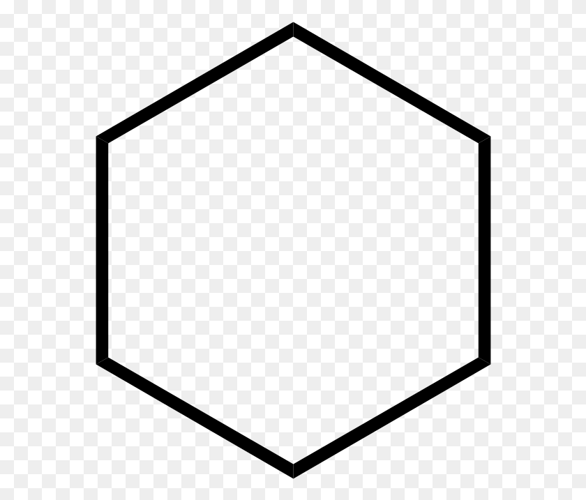 568x657 Descargar Png Cyclohexane Simple Svg 6 Sided Shape, Gray, World Of Warcraft Hd Png