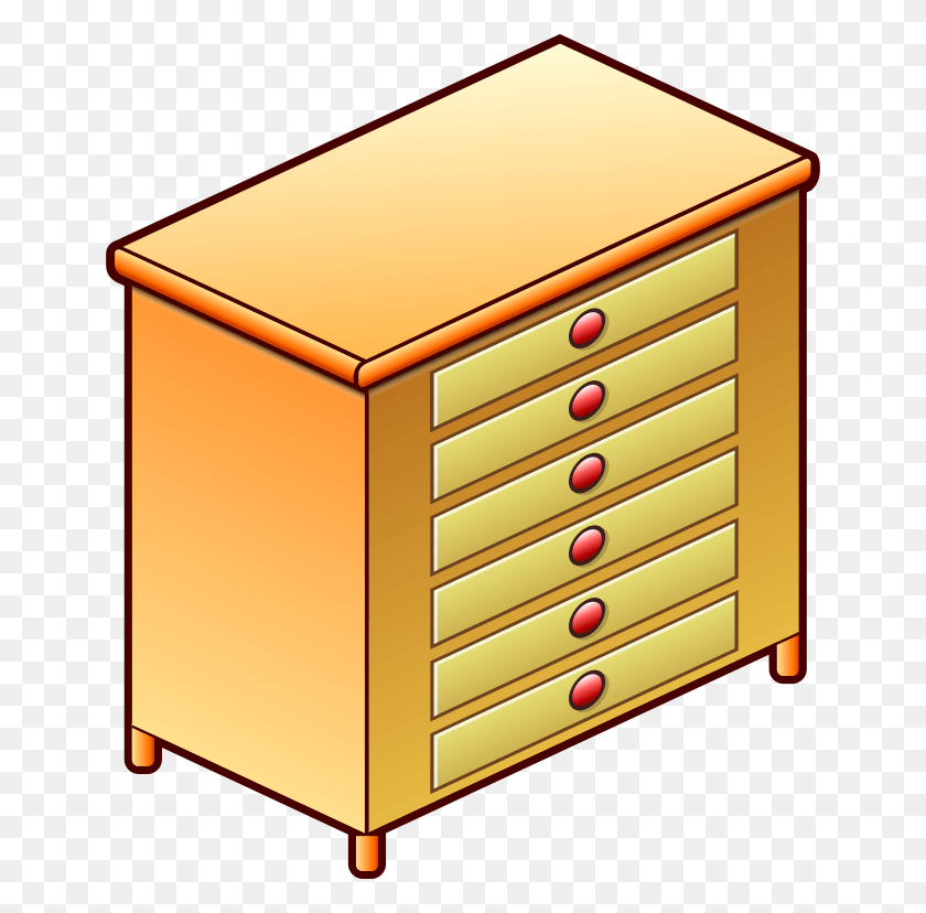 650x768 File Dresser Axo Svg Perspective Axonomtrique, Furniture, Drawer, Mailbox HD PNG Download
