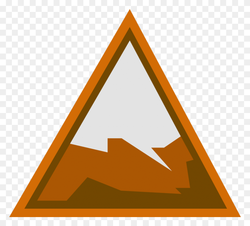 841x755 File Earth Triangle Pngtriangle Imagens De Tringulo Em, Symbol, Sign, Road Sign HD PNG Download