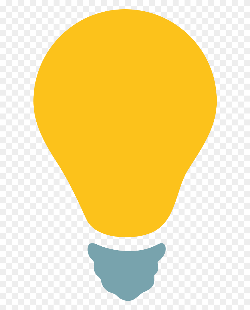 618x978 File Emoji U1f4a1 Svg Wikimedia Commons Light Bulb Flat Design, Light, Lightbulb, Balloon HD PNG Download