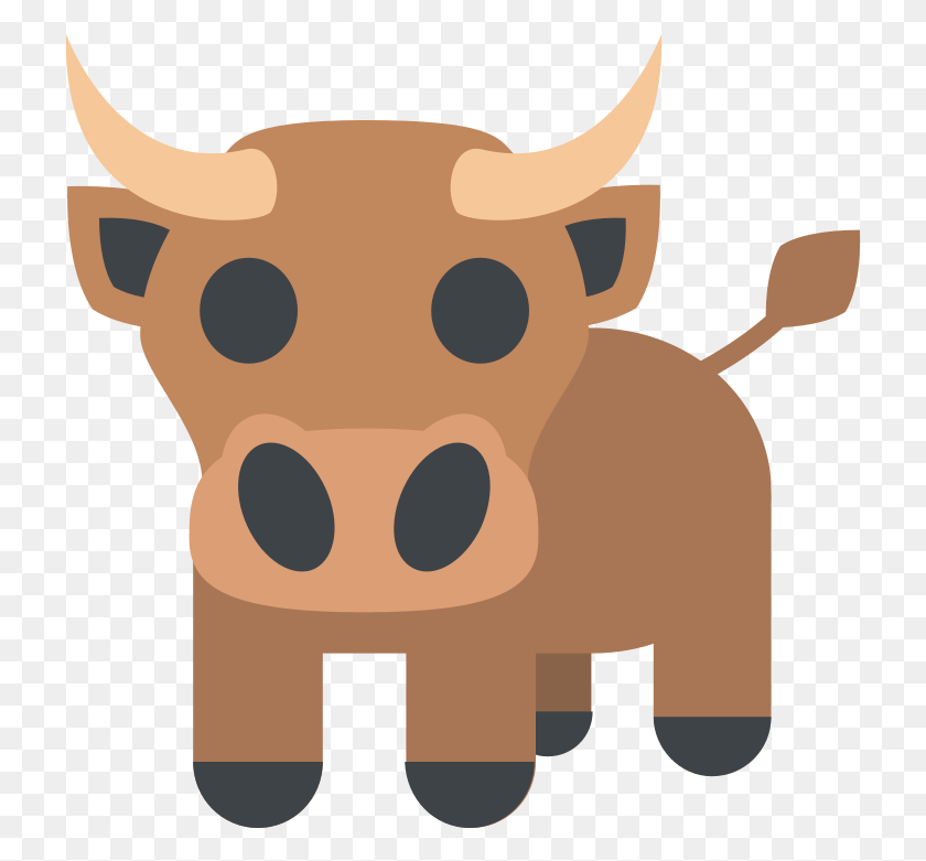 723x721 File Emojione 1f402 Svg Emoji Buffalo, Mammal, Animal, Cattle HD PNG Download