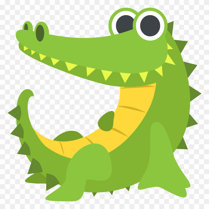 961x962 File Emojione 1f40a Svg Crocodile Emojis, Reptile, Animal, Alligator HD PNG Download