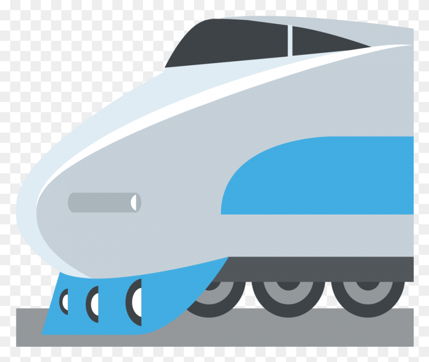 962x802 File Emojione 1f685 Svg Treno Emoji, Vehicle, Transportation, Train HD PNG Download
