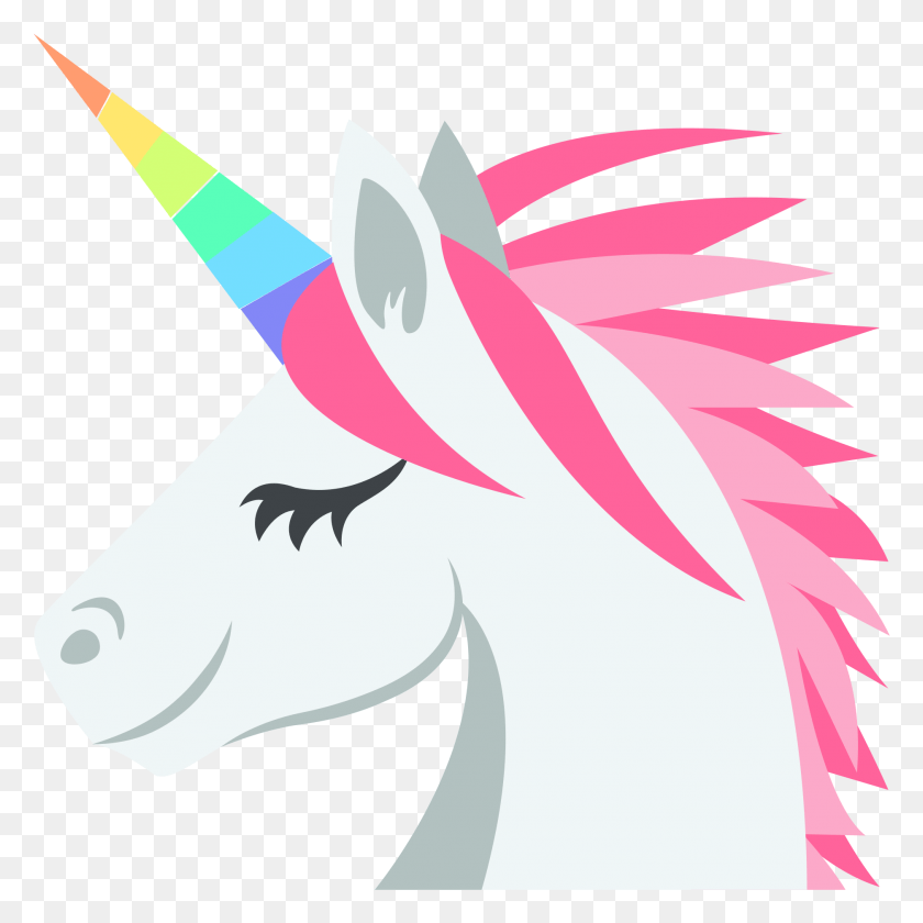 1877x1877 Descargar Png File Emojione 1F984 Svg Unicorn Rainbow, Graphics, Symbol Hd Png
