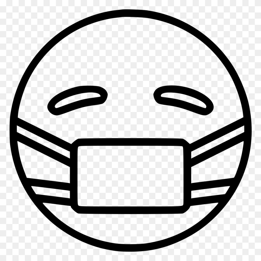981x980 File Face Mask Smiley, Label, Text, Symbol HD PNG Download