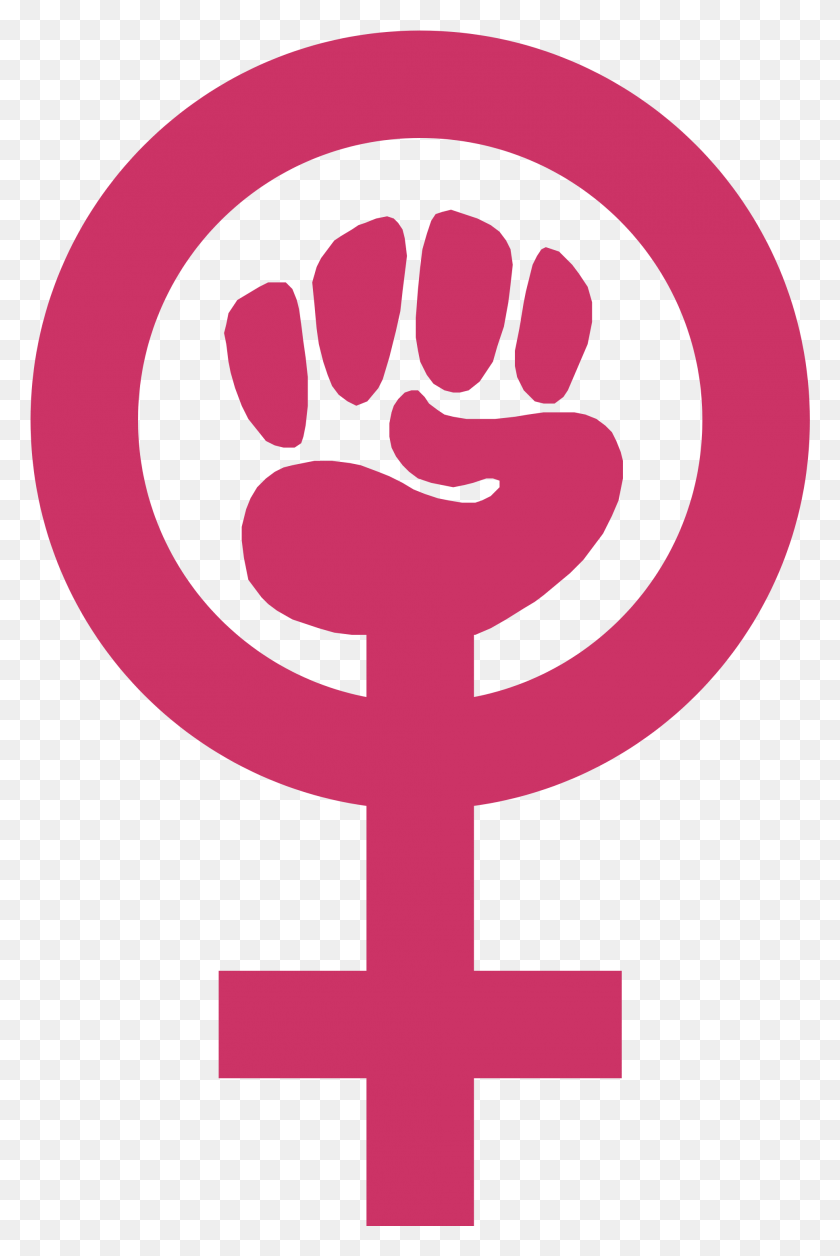 1935x2968 Файл Символ Феминизма Svg Символ Феминизма, Рука, Крест, Кулак Hd Png Скачать