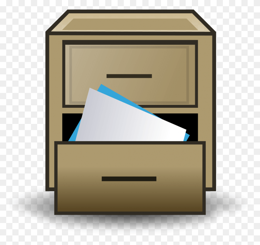 1025x961 File Filing Cabinet Icon Svg Wikimedia Commons Drawer Filing Cabinet Icon, Furniture, Mailbox, Letterbox HD PNG Download