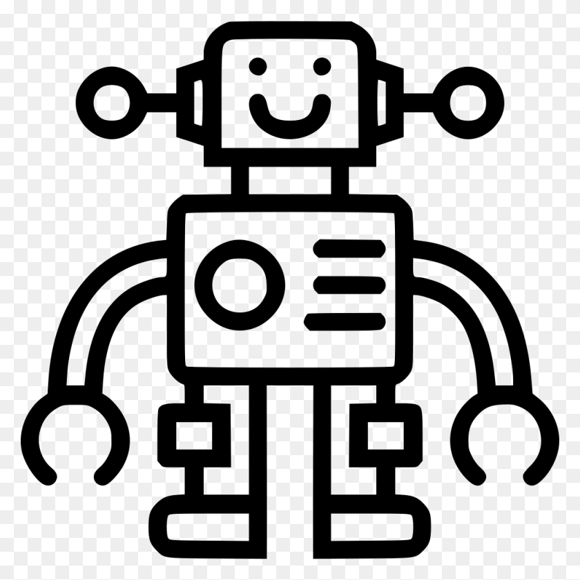 980x982 File Free Icon Toy, Robot, Lawn Mower, Tool HD PNG Download