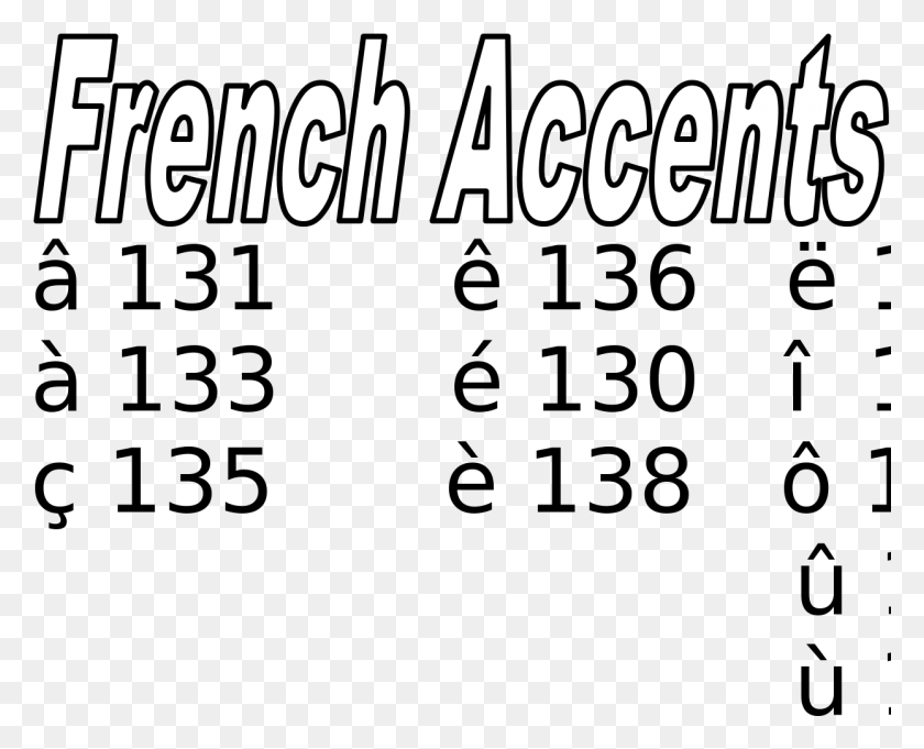 1244x991 Descargar Png Archivo Acentos Franceses Svg Lista De Acentos En Francés, Texto, Palabra, Alfabeto Hd Png