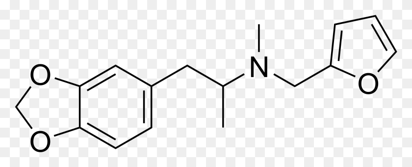 2219x799 Файл Furfenorex Mdma Acetyleugenol Structure, Text, Symbol, Envelope Hd Png Download