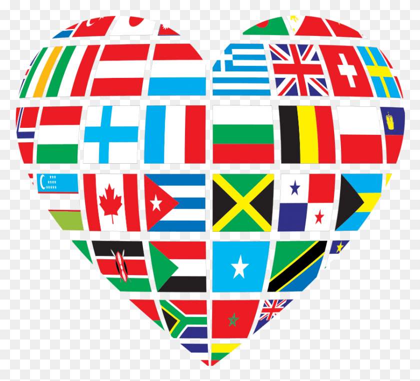 835x753 File Gdj Global Heartg Wikimedia Mons Pixel Heart Globe Flags Of The World, Outer Space, Astronomy, Universe HD PNG Download