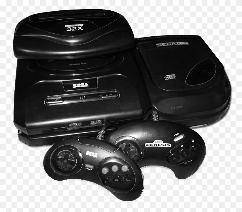 779x675 Genesiscomplete Sega Cd 32X, Электроника, Камера, Видеоигры Png Скачать