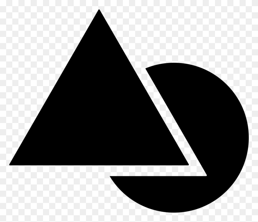 980x832 File Geometric Shapes Black, Triangle, Symbol, Stencil HD PNG Download