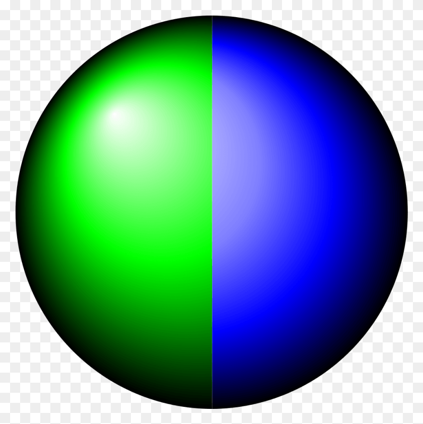 958x961 File Green Blue Dot Svg Circle, Sphere, Balloon, Ball HD PNG Download