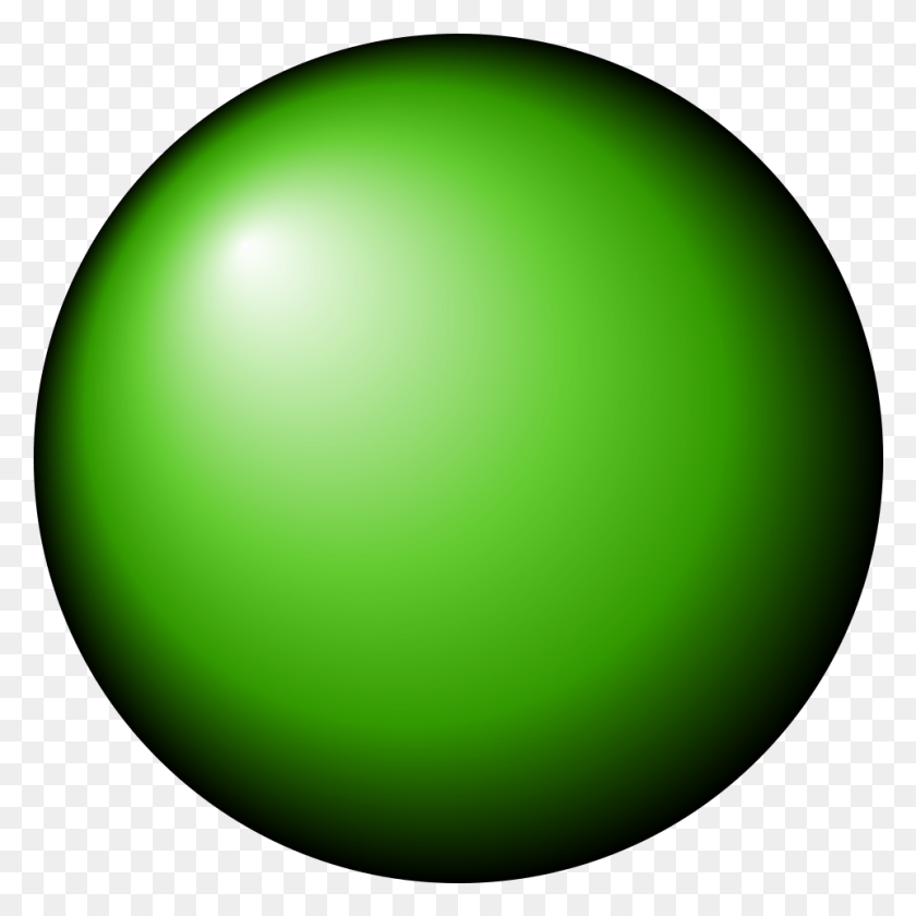 961x961 Png Файл Green Pog Svg Зеленая Точка, Сфера, Мяч, Теннисный Мяч Png Скачать