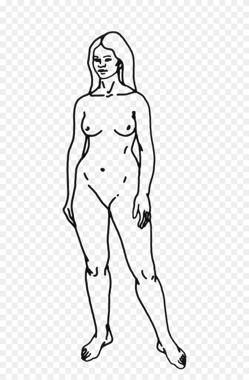 420x1221 File Human Woman Pioneer Plaque, Person HD PNG Download