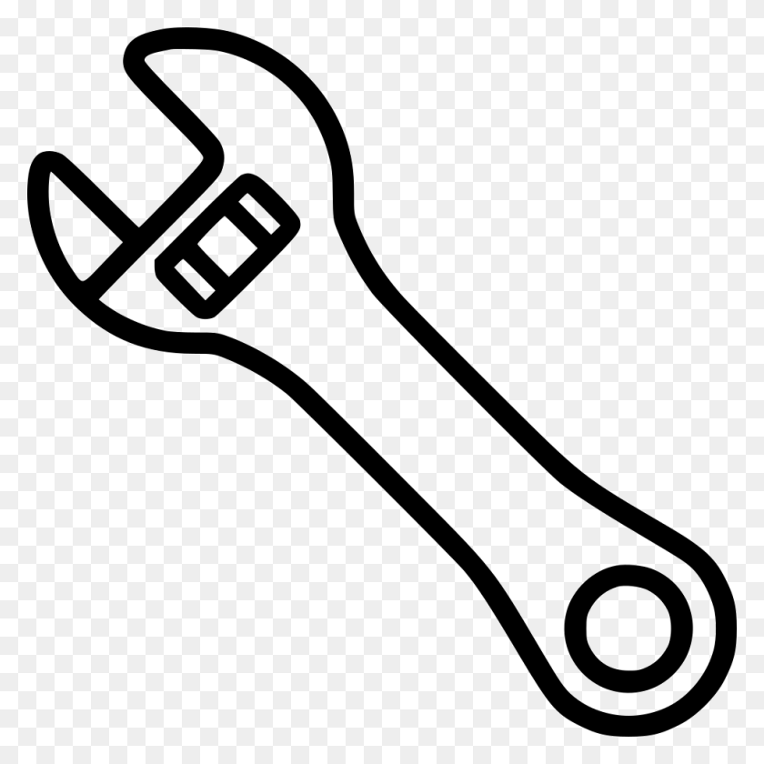 980x980 File Line Art 2000, Shovel, Tool, Wrench HD PNG Download