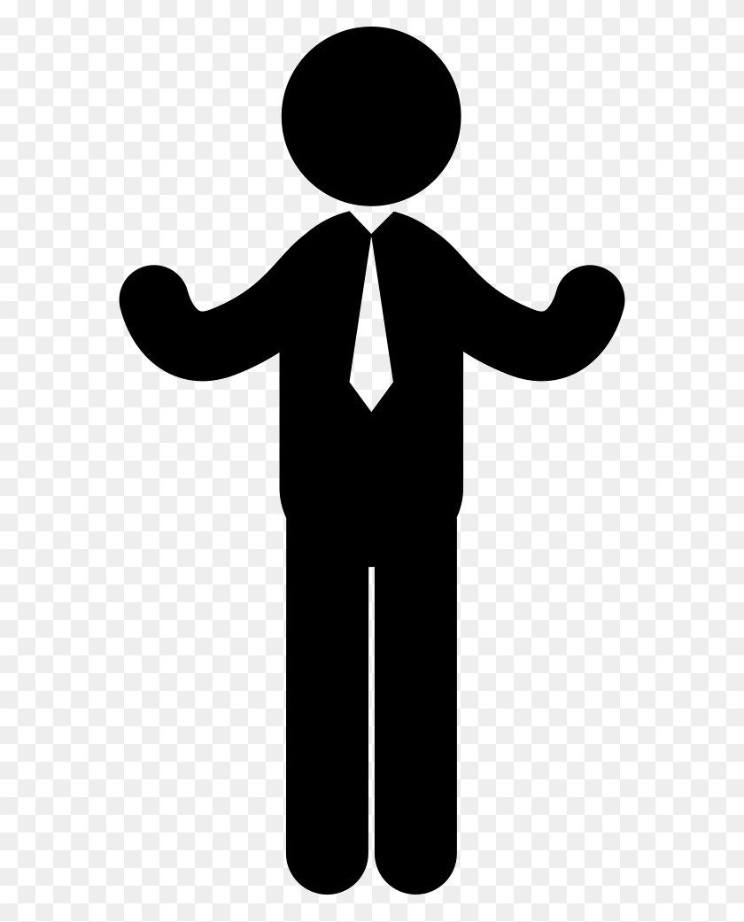 572x981 File Man Speaking Icon, Person, Human HD PNG Download