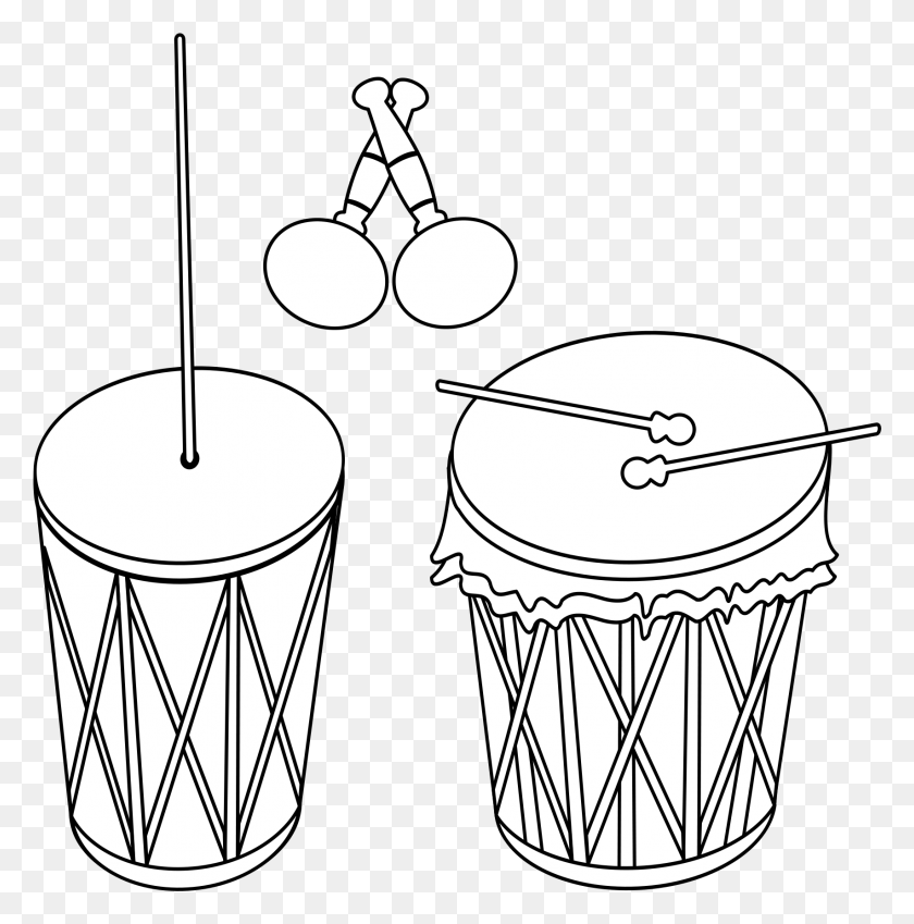 1707x1727 File Maraca Tambor Y, Drum, Percussion, Musical Instrument HD PNG Download