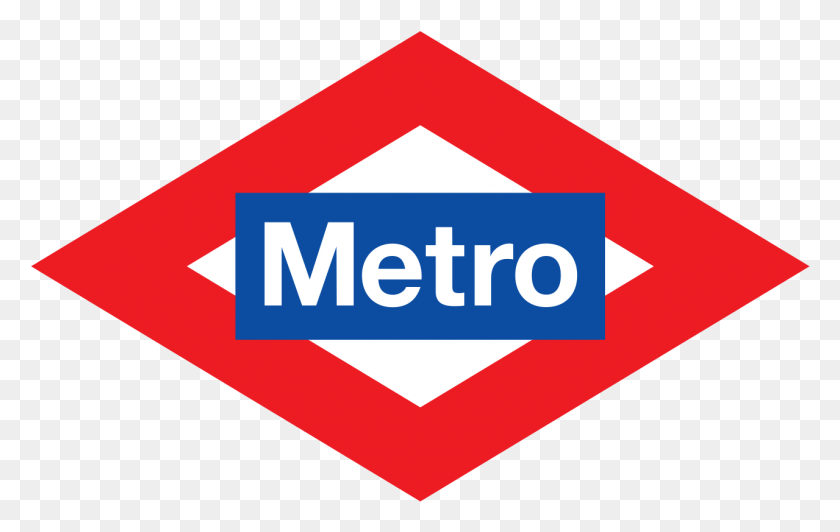 1279x775 File Metromadridlogo Svg Madrid Metro, Label, Text, Symbol HD PNG Download