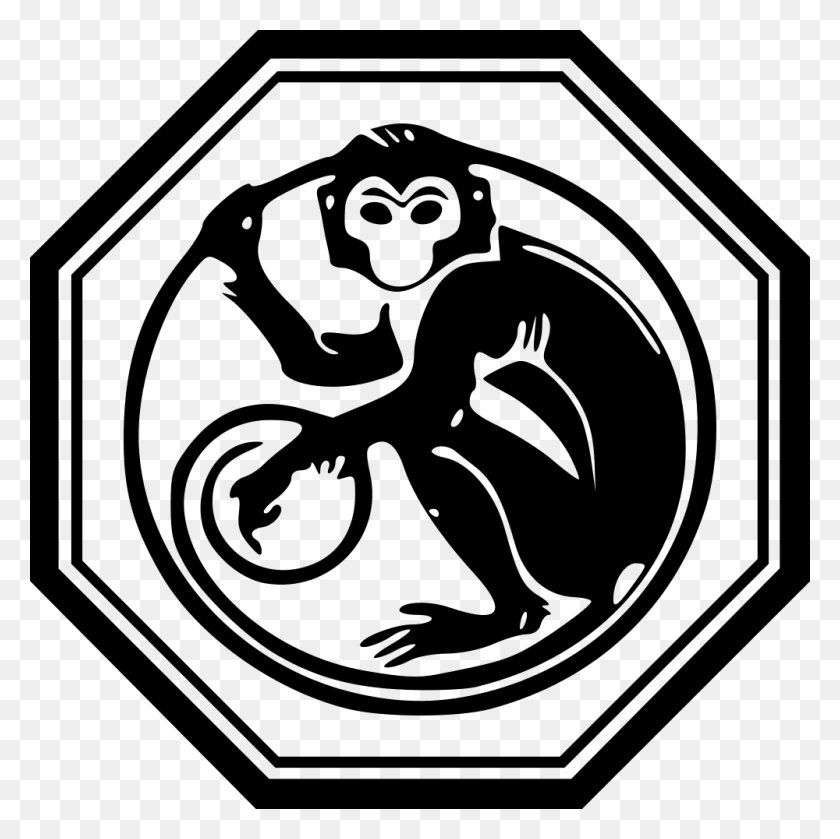 1000x1000 File Monkey 2 Svg Year Of The Monkey, Gray, World Of Warcraft HD PNG Download