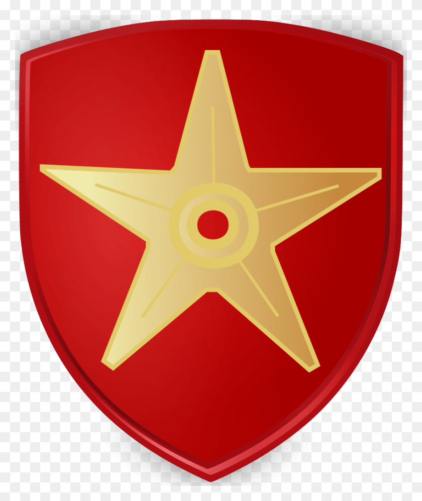 851x1023 File Mullet Pierced Svg Emblem, Armor, Shield HD PNG Download