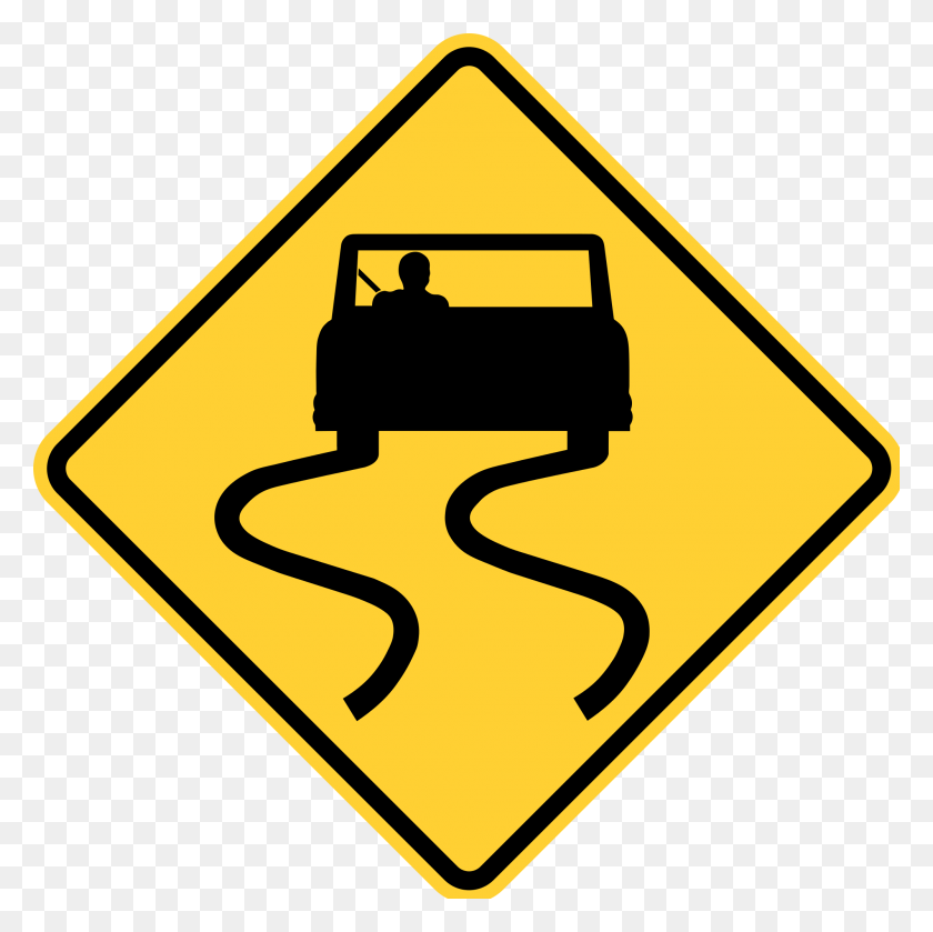 2000x2000 File Mutcd W8 5 Svg Winding Road Sign, Sign, Symbol, Stopsign HD PNG Download