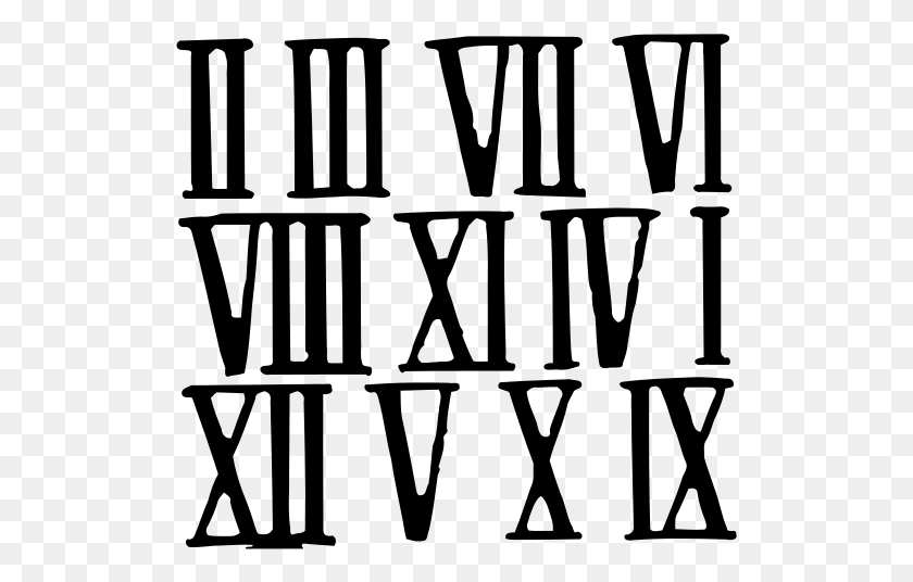517x476 File Nmeros Romanos Svg Different Types To Write Numbers, Gray, World Of Warcraft HD PNG Download