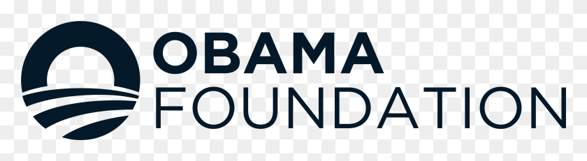 4751x1045 File Obamafoundation Obama Foundation Logo Transparent, Text, Word, Label HD PNG Download