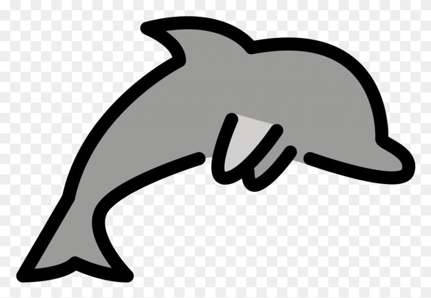 872x583 File Openmoji Color 1f42c Svg Common Bottlenose Dolphin, Axe, Tool, Animal HD PNG Download