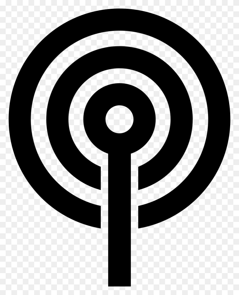 782x980 File Podcast Sign, Cross, Symbol, Spiral HD PNG Download