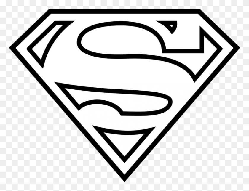 799x600 Png Раскраски Логотип Супермена, Треугольник, Символ, Плектр Png Скачать