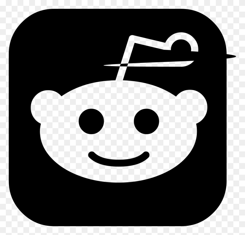 981x940 Файл Reddit Против Водяного Знака Instagram, Трафарет, Символ Hd Png Скачать