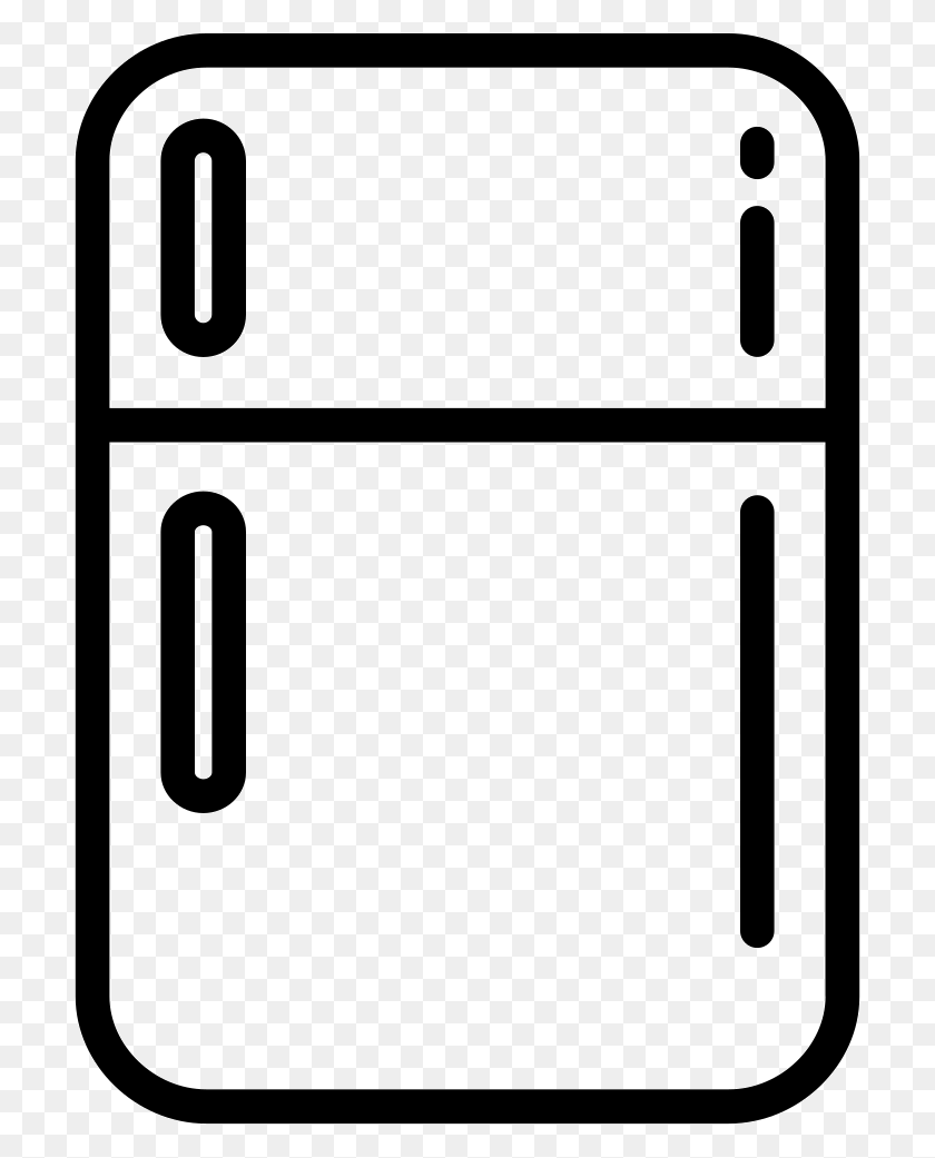 706x981 File Refrigerator Icon, Text, Appliance Descargar Hd Png
