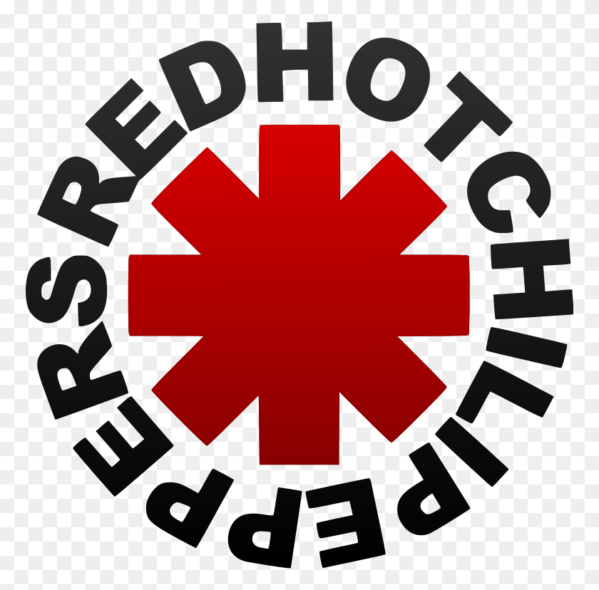 768x768 Descargar Png File Rhcp Logo Svg Red Hot Chili Pepers Logo, Símbolo, Marca Registrada, Texto Hd Png