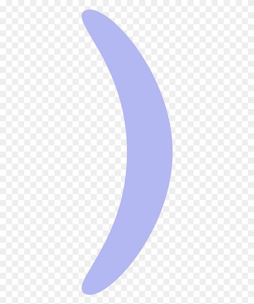 302x943 Descargar Png File Right Parenthesis Svg Crescent, Sea, Outdoors, Water Hd Png