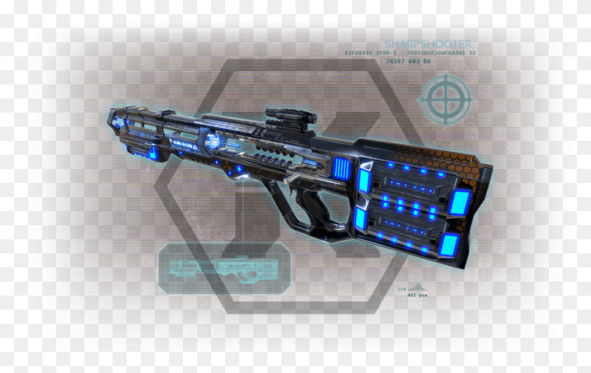 931x562 Png Файл Sharpshooter Railgun Rail Gun, Halo, Weapon, Weaponry Hd Png Скачать