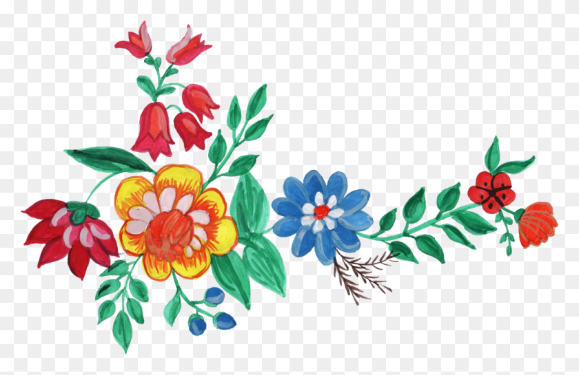 1024x637 Descargar Png Tamaño De Archivo Flor En Formato, Diseño Floral, Patrón, Gráficos Hd Png