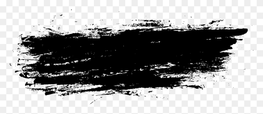 1024x398 File Size Hard Brush Stroke, Gray, World Of Warcraft HD PNG Download