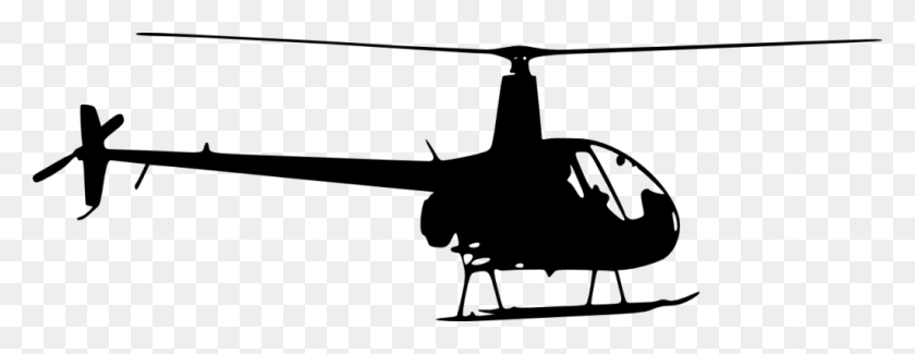 1024x349 File Size Silhouette Helicopter, Gray, World Of Warcraft HD PNG Download