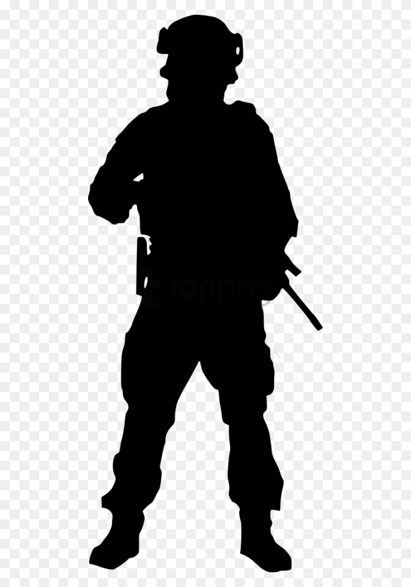480x1138 File Size Soldier Silhouette Transparent Background, Person, Human HD PNG Download