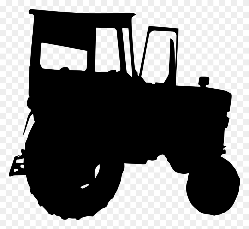 1024x933 File Size Tractor Silhouette No Background, Gray, World Of Warcraft HD PNG Download