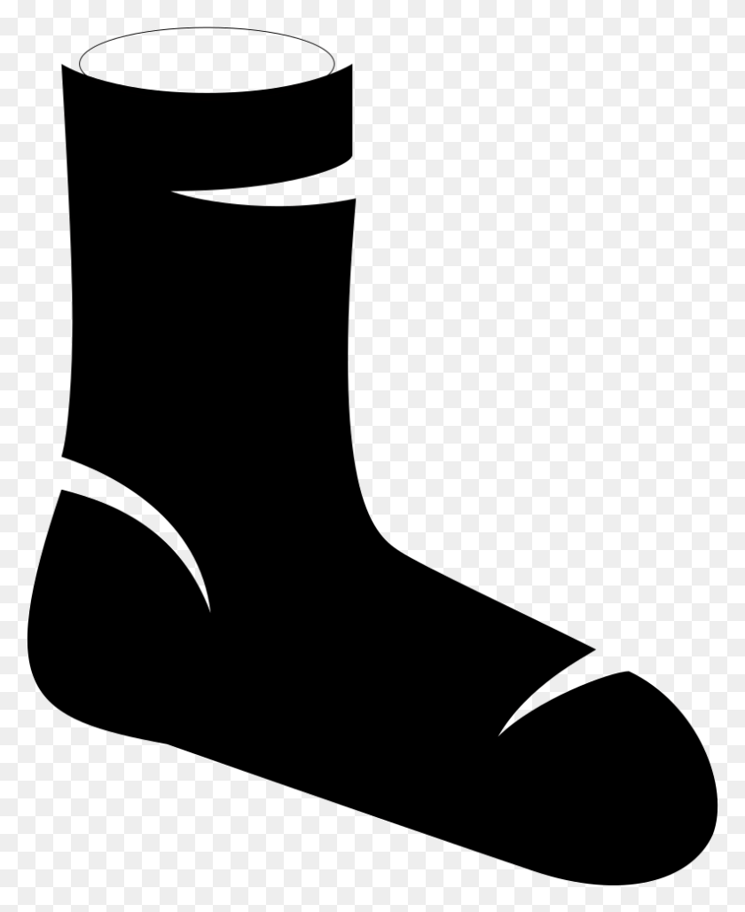 790x981 File Socks Icon, Clothing, Apparel, Footwear HD PNG Download