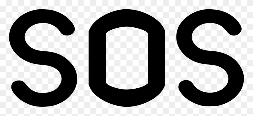 980x410 File Sos Black, Text, Alphabet, Number HD PNG Download
