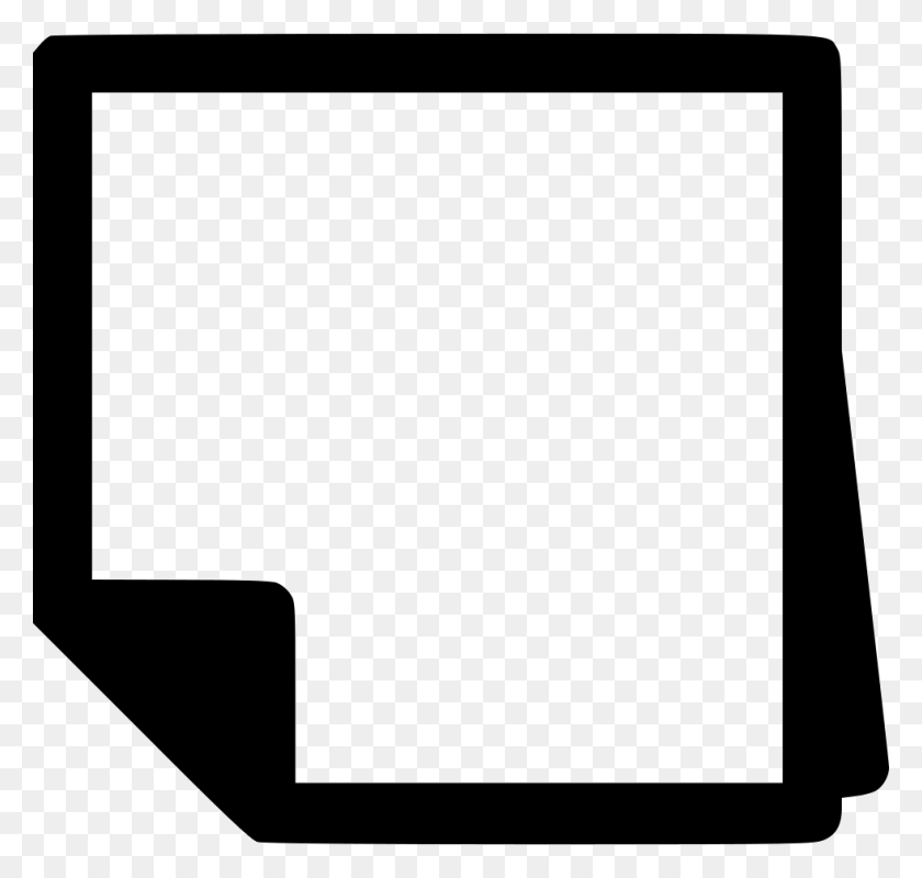 980x930 File Square Sticker Icon, Screen, Electronics, Monitor HD PNG Download