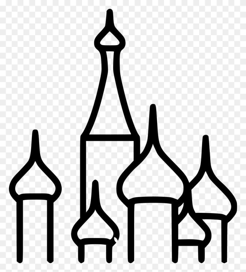 880x980 File St Basil Cathedral Icon, Lamp, Stencil, Chandelier HD PNG Download