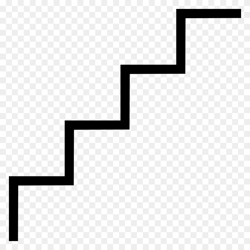 980x980 File Stairs, Cross, Symbol, Stencil HD PNG Download