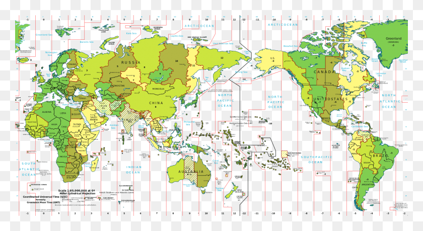 2000x1024 File Standard Time Zones Of The World Pacific Centered Pacific Time Zone World, Plot, Map, Diagram HD PNG Download